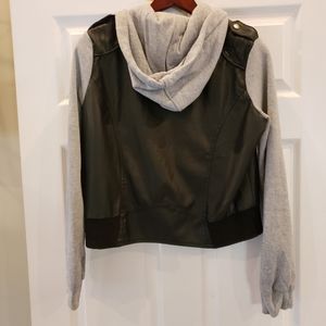 Leather/cotton Jacket